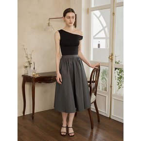 Giselle Hepburn Skirt(charcoal)_YT24S115