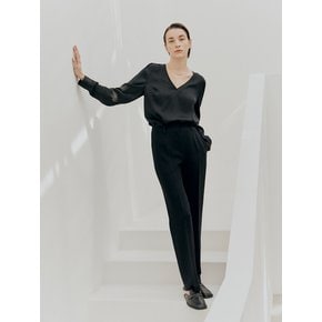 Black Straight Leg Trousers (JUSS203)