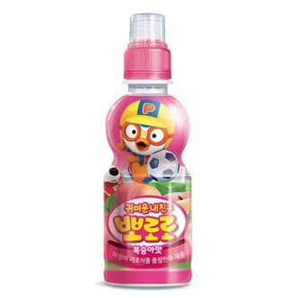  뽀로로 음료수 복숭아맛 235ml 24패트