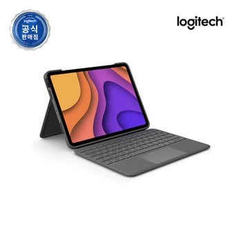 Logitech 로지텍코리아 FOLIO TOUCH iPad Air 터치패드 키보드 케이스 아이패드 에어 4세대 5세대 용