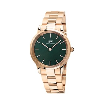 다니엘 웰링턴 다니엘웰링턴 DW00100419(DW00600419)ICONIC LINK EMERALD 남녀공용 메탈 쿼츠 36mm