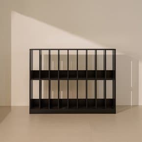 파레드 2단 거실 책장 1200 블랙 (착불)