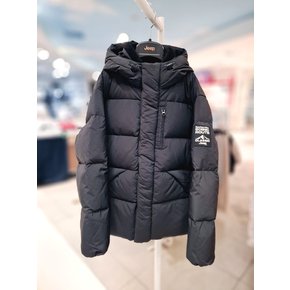 지프 퍼 넥밴드 다운점퍼 KP4JPU412 BK