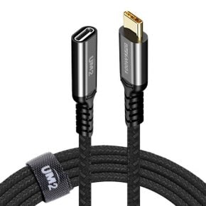 USB PD C타입 연장케이블 1.2M Gen2 고속충전 데이터 연결 연장선 UMCA-EX1.2S