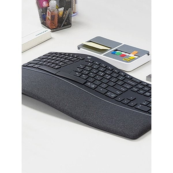 로지텍코리아 공식 ERGO K860 인체공학 버티컬 무선 키보드