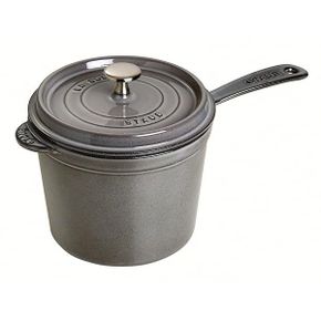 독일 스타우브 무쇠냄비 Staub Fonte 1281818 Sauce Pot 18 cm CastIron Graphite Grey 1344996