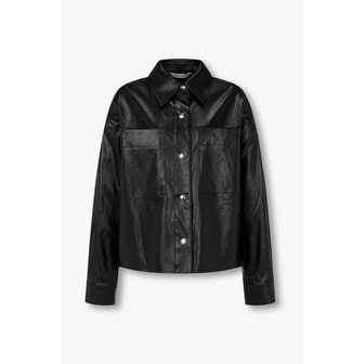 VOV 신세틱 레더 크롭 셔츠 자켓 7126175501199