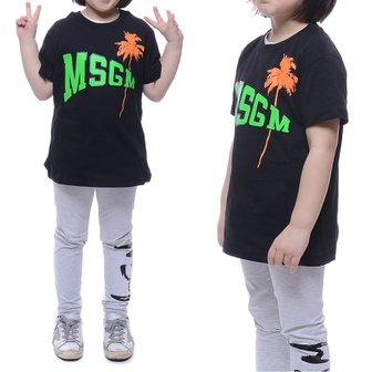 MSGM [엠에스지엠] MSGM 화와이안 야자수 반팔 티셔츠 (022086 110 20S)