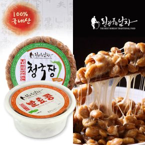 냄새없는 원형 청국장 170g x4개+발효콩 70g4개