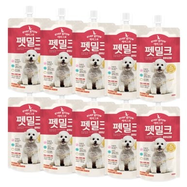 에버그로 펫밀크 피부+모발 150ml x 10개 1박스