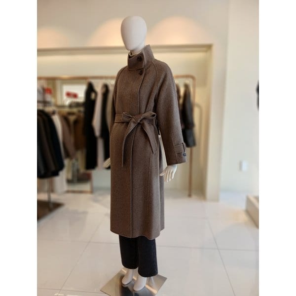 [여주점] 씨씨콜렉트 울캐시미어블렌드하이넥코트 E254msh162