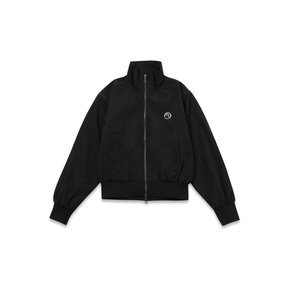 zip-up vest windbreaker black