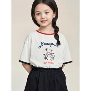 그래픽 링거 반팔 티셔츠 아이보리 (BI5342U130)