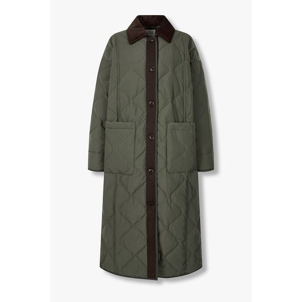 코듀로이카라 롱 다운점퍼 9105414105048