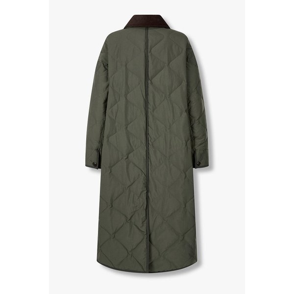 코듀로이카라 롱 다운점퍼 9105414105048