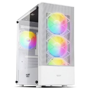 DARKFLASH DK200 MESH RGB ADVANCED 강화유리 화이트