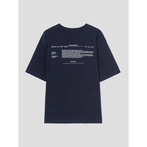 Apeature Graphic Boxy TShirt  Navy (TA5742A16R)