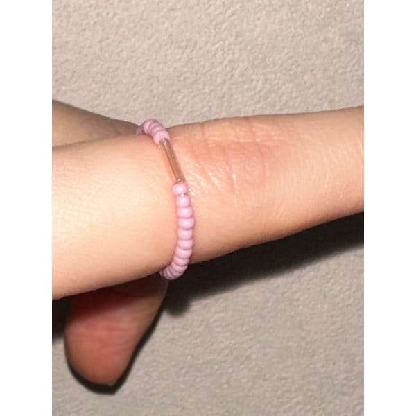 스윗 튜브 비즈반지 단품