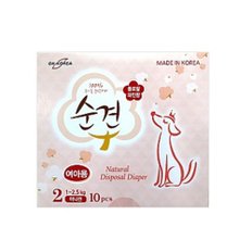 순견 애완용 기저귀 2단계 분홍 미니견 1kg-2.5kg