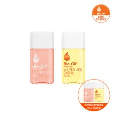 스킨케어 오일 60ml 1개+내추럴 오일 60ml 1개+증정 25ml 1개(랜덤)