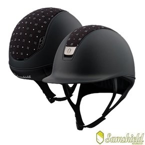 [SAMSHIELD] 2.0 Shadowmatt Royal Frower Swarovski top 샘쉴드 승마헬멧