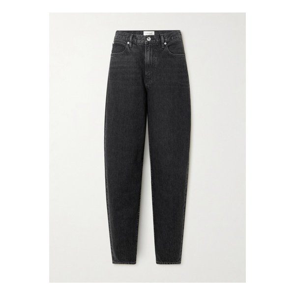 더 네로우 페그 하이라이즈 테이퍼드 진 블랙 1647597350108320