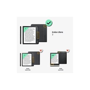 kwmobile 대응 Kobo Libra 2 케이스 - 보호 전자책 리더기 내충격