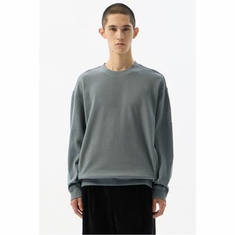 커스텀멜로우 Blue Sakariva Patched Sweatshirt_CWTAW24721BUX