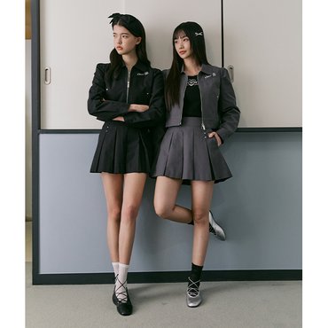 에고이스트 [BLUE LABEL] 스터드 플리츠 쇼츠 (ER2OPT02)