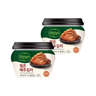  비비고 썰은배추김치 300g x2개