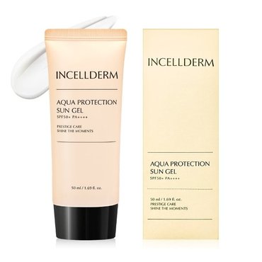  인셀덤 아쿠아 프로텍션 선 젤 50ml SPF 50+ PA++++ 수분선젤