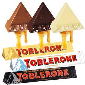 토블론 스위스 삼각 초콜릿 다크 화이트 밀크 교차가능 100g 4개