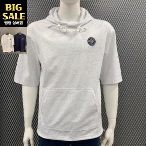 HC04 봄여름 남성 레터링 얇은 후드 반팔티  CTL138 (S30949089)