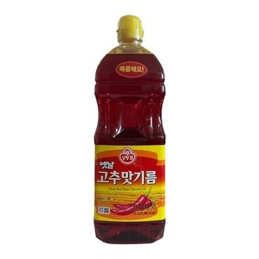 오뚜기 옛날 고추맛기름 1.5L 12개