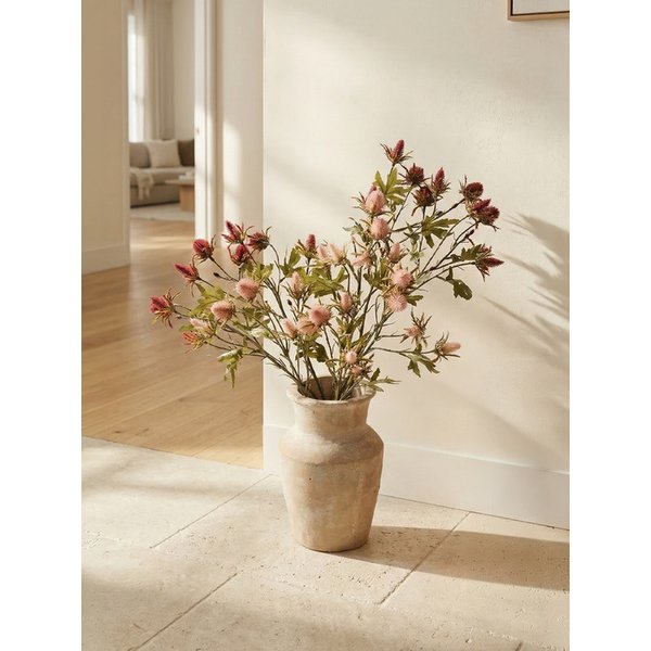 엉겅퀴 가지 레이어드 소재 인테리어 롱 조화 2color