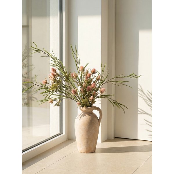 엉겅퀴 가지 레이어드 소재 인테리어 롱 조화 2color