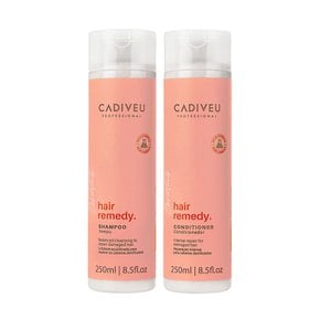 손상케어라인 레미디 샴푸&컨디셔너 250ml/아미노산 샴푸,1회 사용만으로 즉각 손상케어