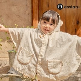 에시앙 모데즈 아사 자수 바람막이 망토 아기 블랭킷