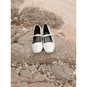 Kathy Maryjane shoes Silver