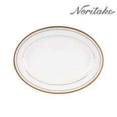 4335 햄프셔골드 오발 플래터 (40cm)  1P