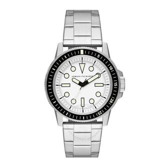 이스퀘어 3998920 Armani Exchange Classic Quartz White Dial Mens Watch