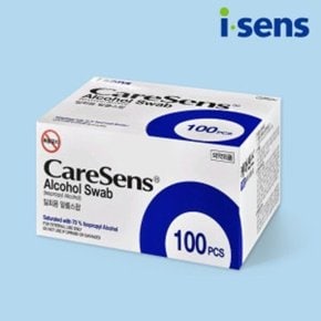 알콜솜 알콜스왑 일회용 소독솜 케어센스 100매