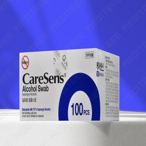 알콜솜 알콜스왑 일회용 소독솜 케어센스 100매
