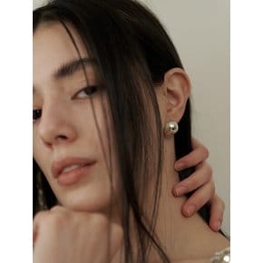 [silver]볼 원터치 귀걸이