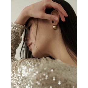 [silver]볼 원터치 귀걸이