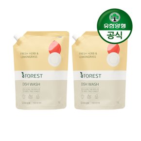 아름다운세제 에이포레 fresh herb 리필 1000ml 2개