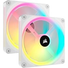 미국 커세어 ARGB 팬 PC팬 Corsair iCUE LINK QX140 RGB 140mm Magnetic Dome Fans Double Fan S