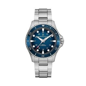 독일 해밀턴 남자시계 Hamilton Mens 워치 Automatic Khaki Navy Scuba Car Steel / Blue 43 mm