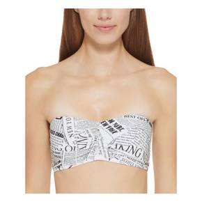 4845807 DKNY Womens Printed Lined Bikini Swim top