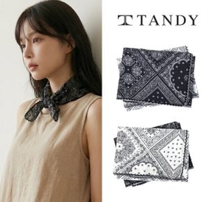 TANDY 패턴페즐리 손수건 스카프
